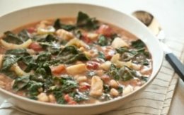 Italian Chowder with Cod and Kale